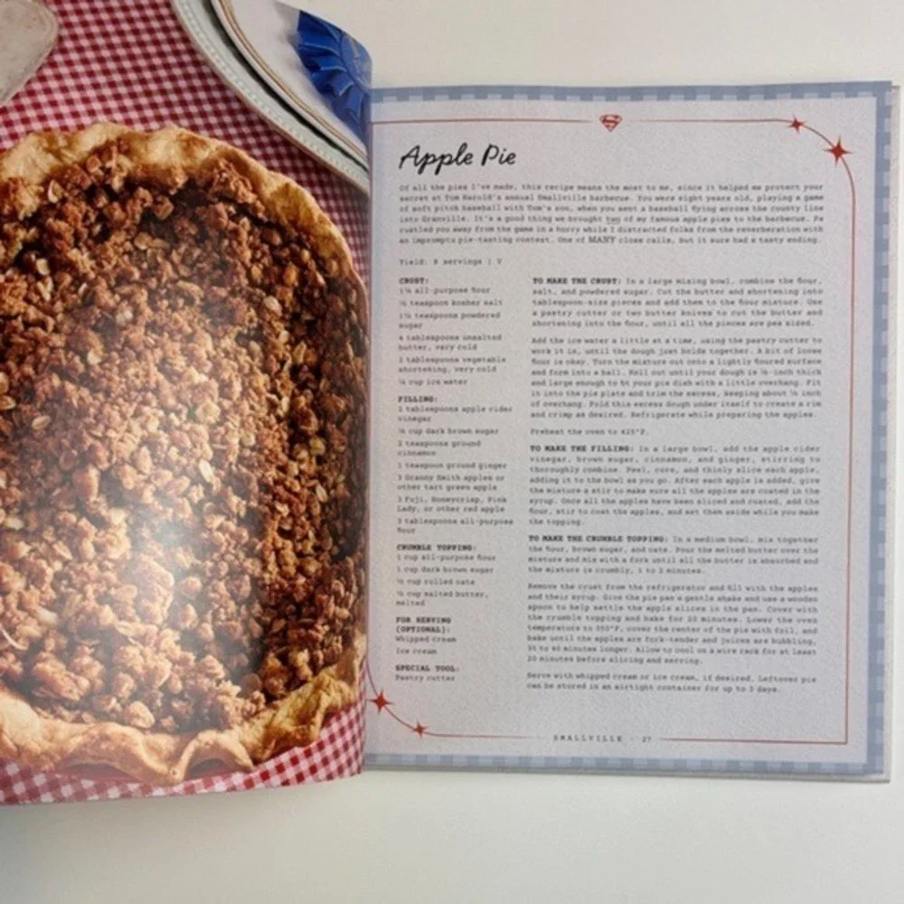 Superman Official‎ Cookbook with Blue Cover